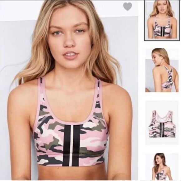 Victoria’s Secret Pink Camo Sports Bra - Picture 1 of 5